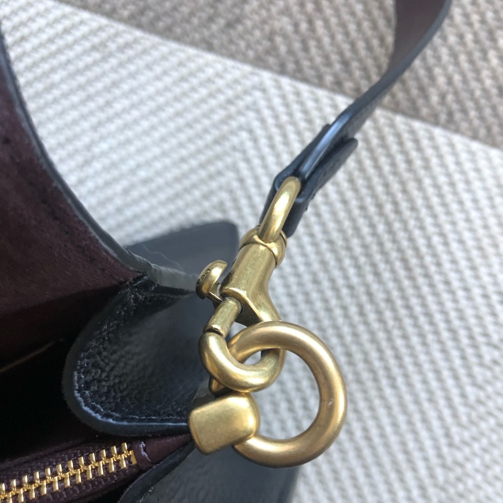 Rare! Coach Tabby Purse Black With Python - image 7